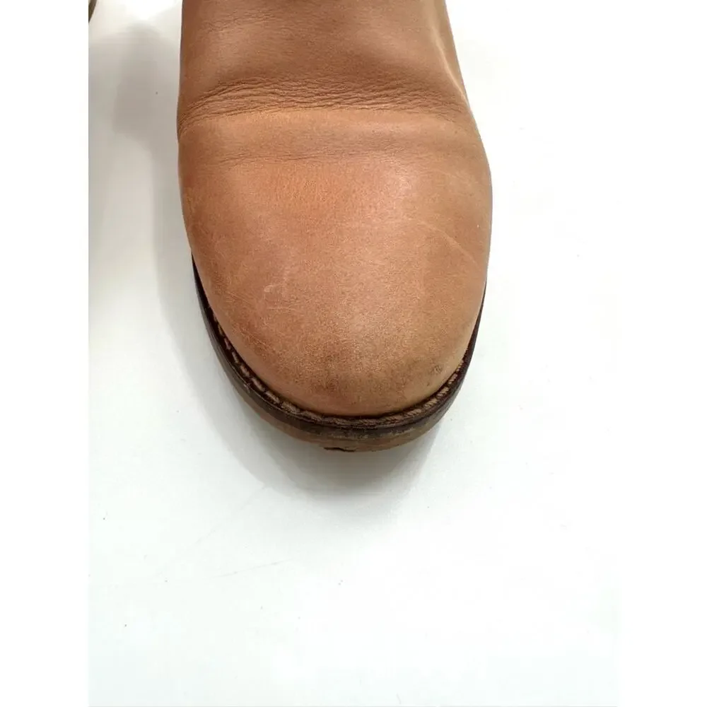 Toms Ella Chelsea Honey Leather Slip-on Ankle Boots Women's Size 9